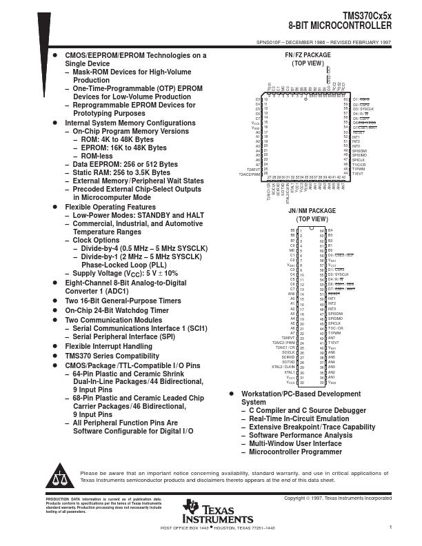 TMS370C256A