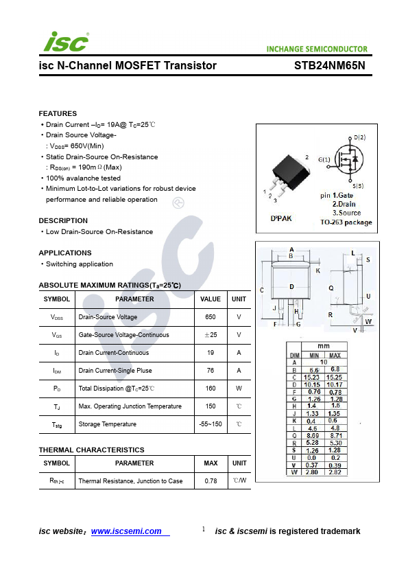 STB24NM65N