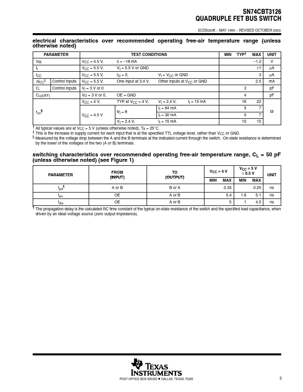 SN74CBT3126