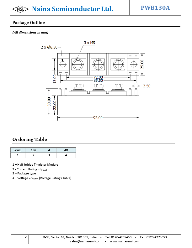 PWB130A40