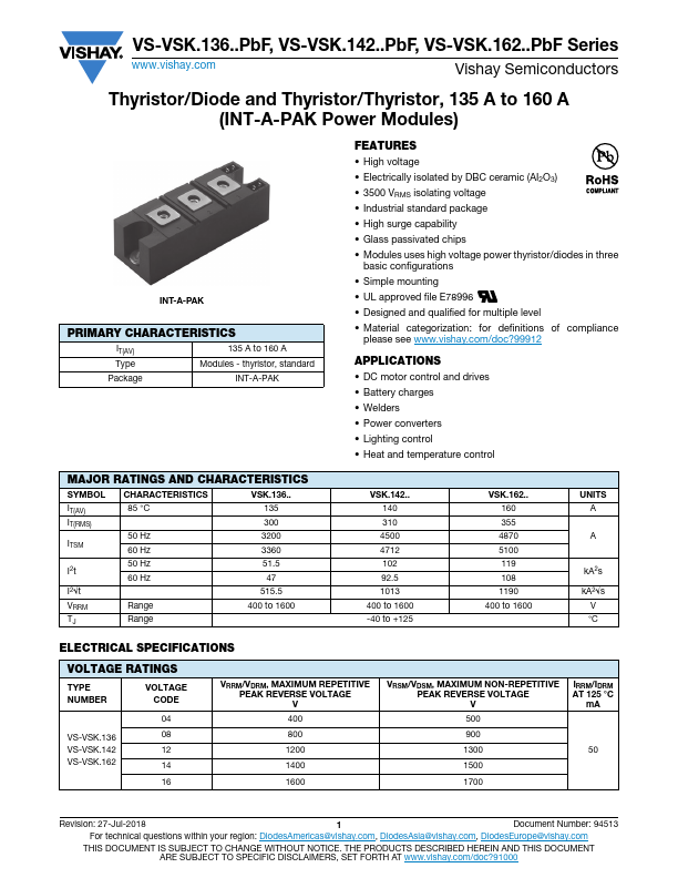 VS-VSKT162-04PBF