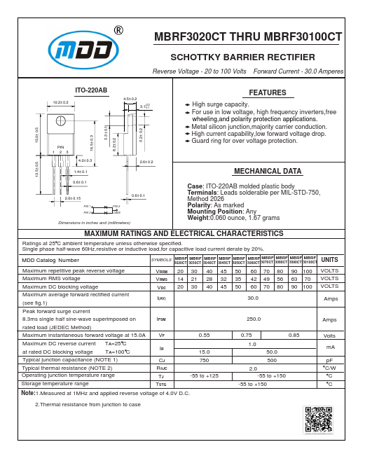 MBRF3045CT