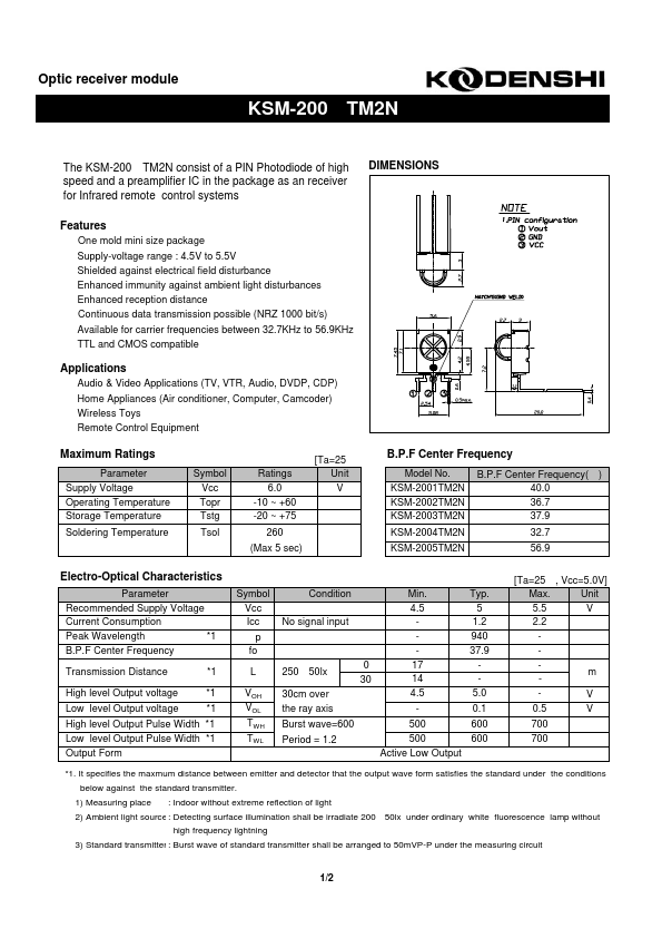 KSM-2001TM2N