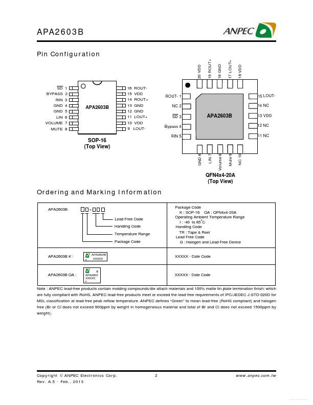 APA2603B