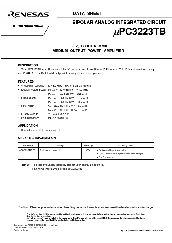 uPC3223TB