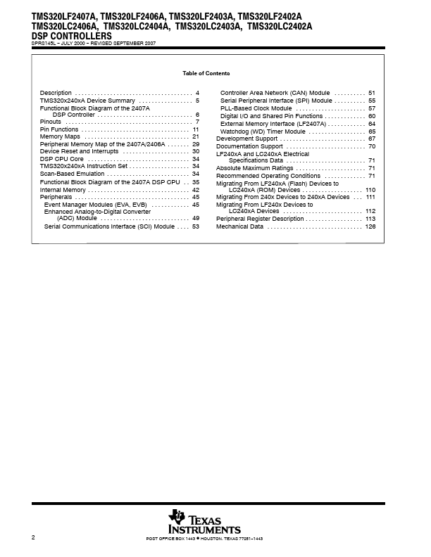 TMS320LF2406A