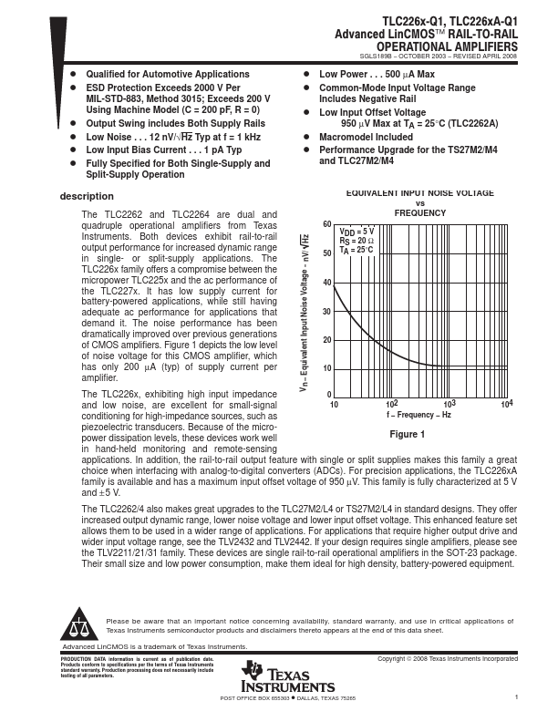 TLC2262A-Q1