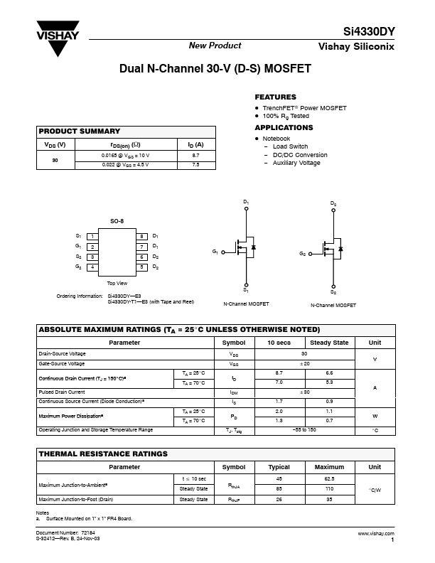 SI4330DY