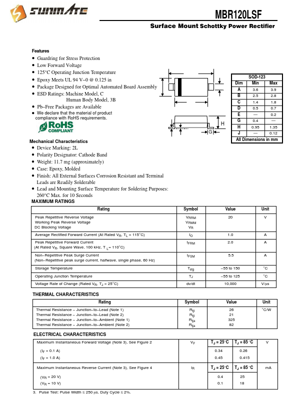 MBR120LSF