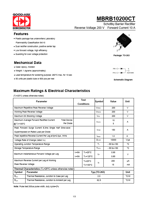 MBRB10200CT