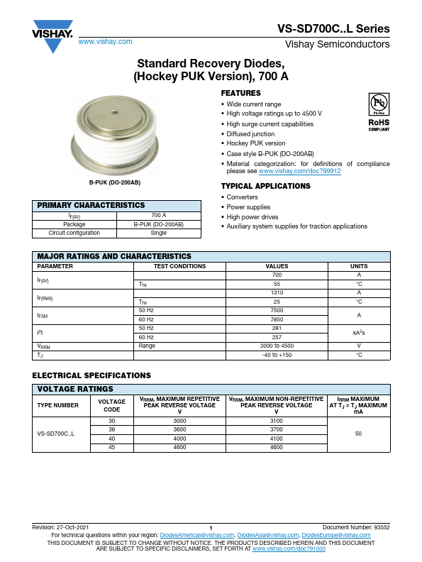 VS-SD700C45L