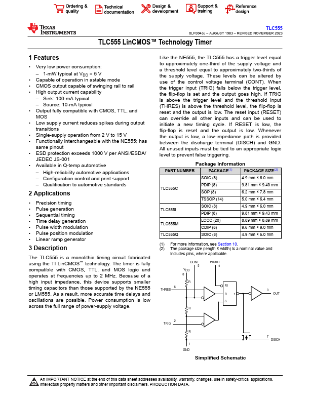 TLC555M