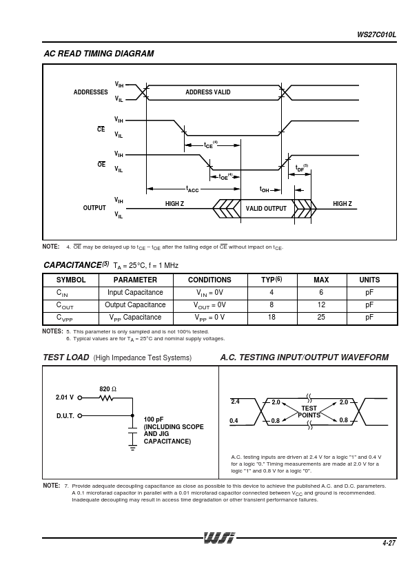 WS27C010L-12DMB