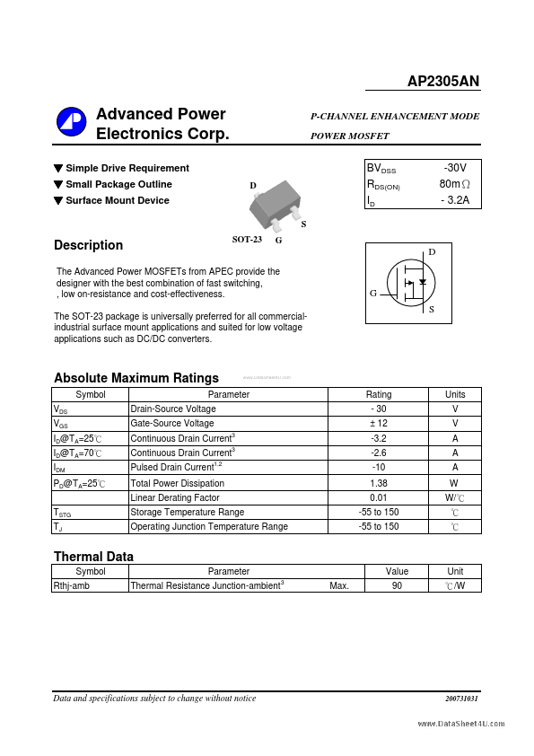 AP2305AN