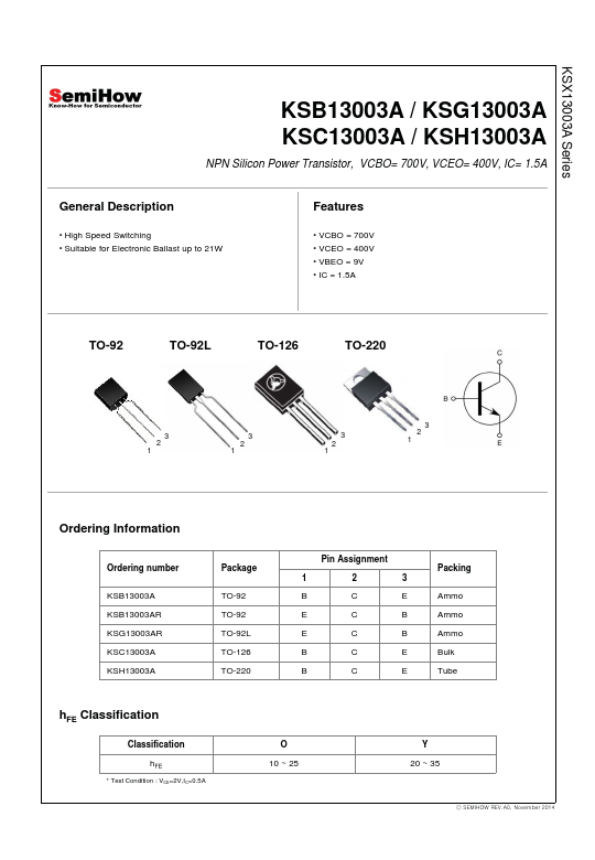 KSB13003A