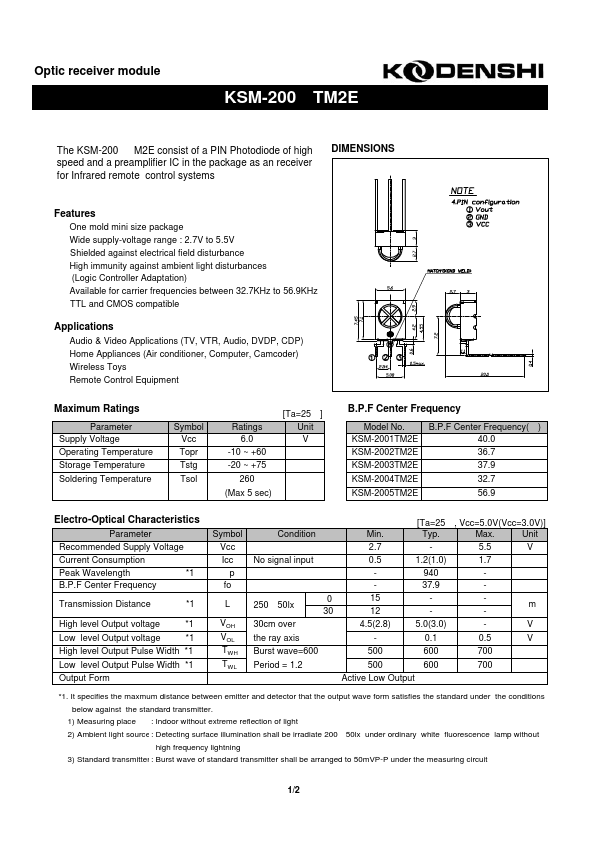 KSM-2001TM2E