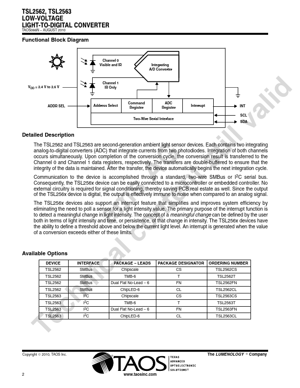 TSL2562