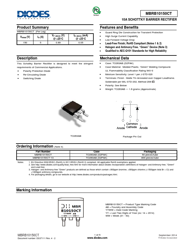 MBRB10150CT