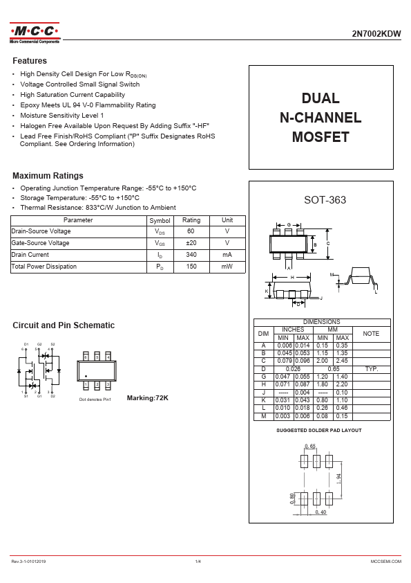 2N7002KDW