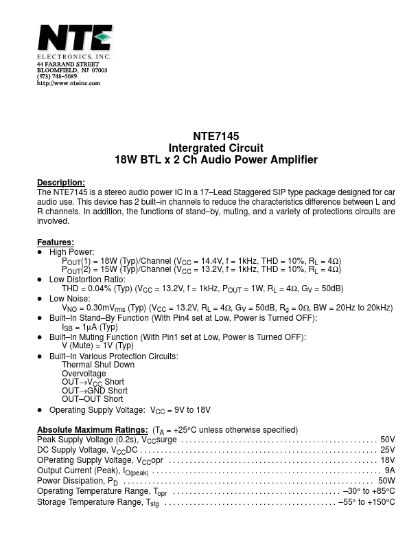 NTE7145