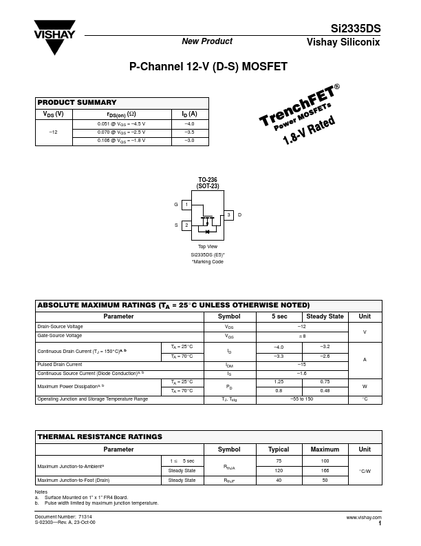 SI2335DS