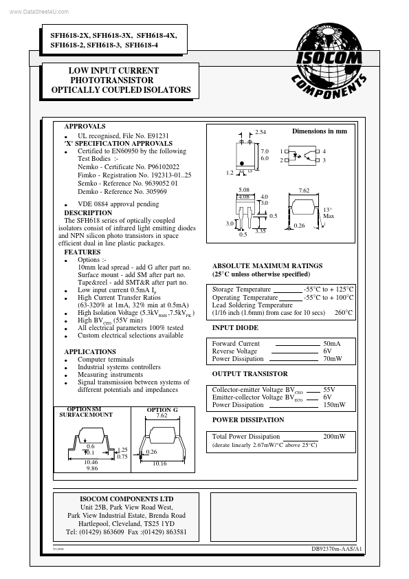 SFH618-3X