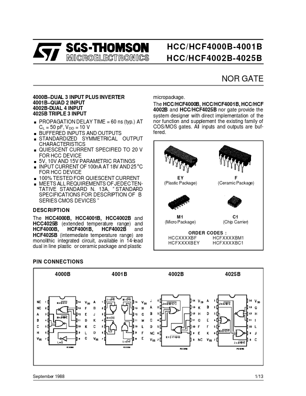 HCF4001B