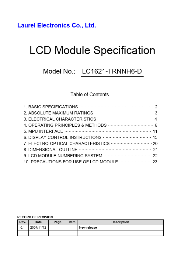 LC1621-TRNNH6-D