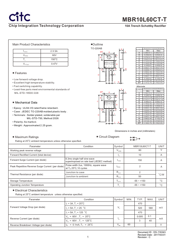 MBR10L60CT-T