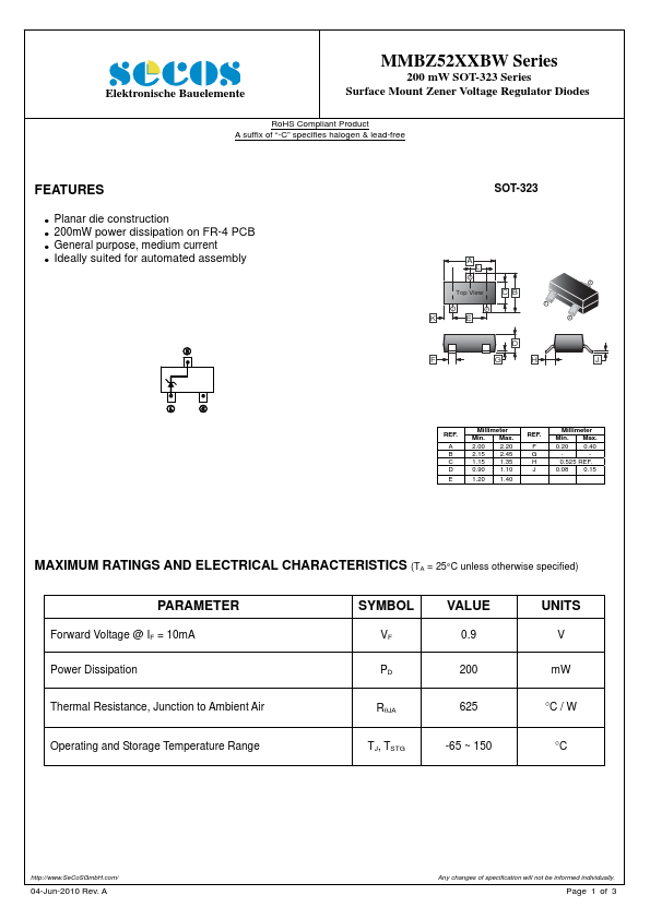 MMBZ5240BW