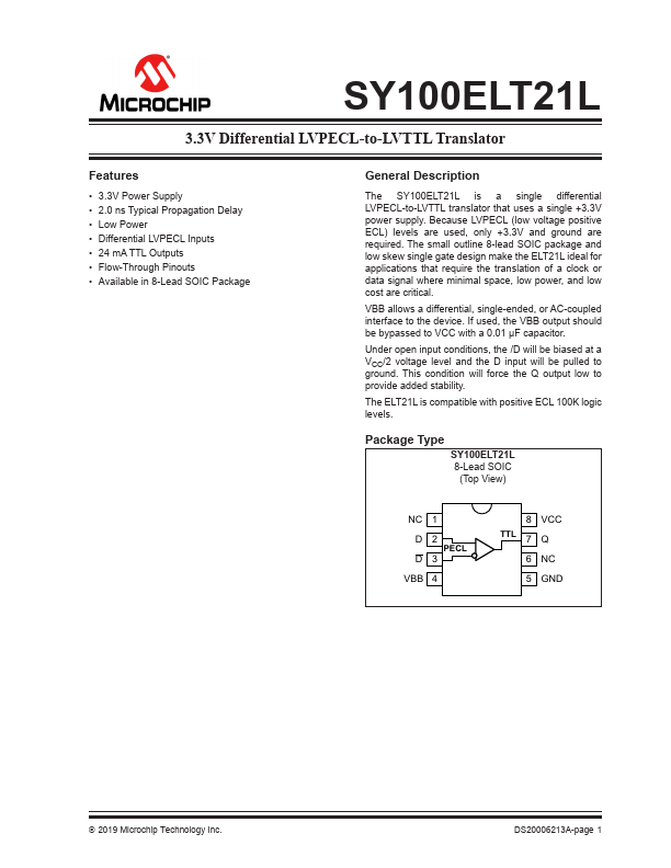 SY100ELT21L