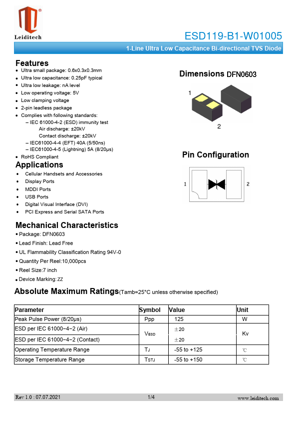 ESD119-B1-W01005