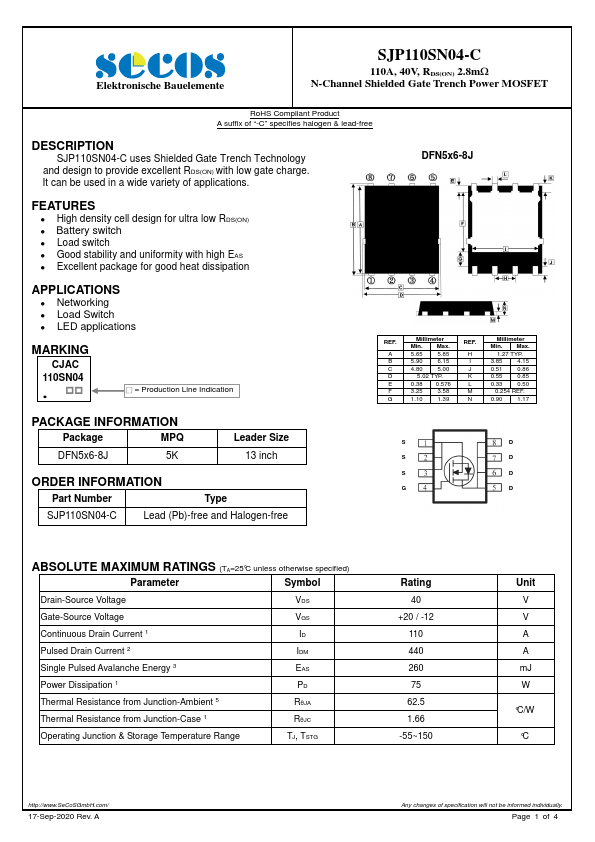 SJP110SN04-C