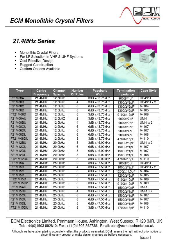 FT21M12DU