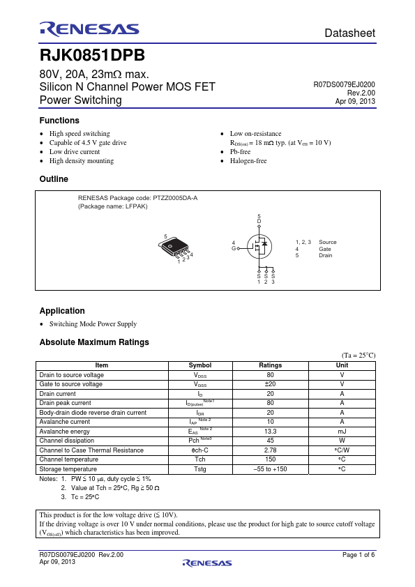 RJK0851DPB