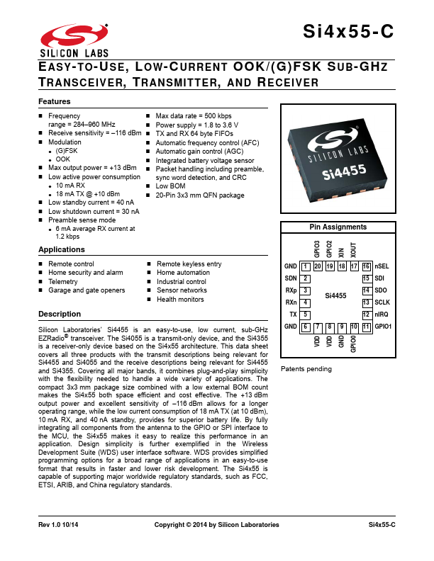 Si4455-C