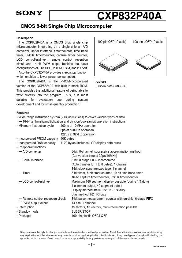 CXP832P40A