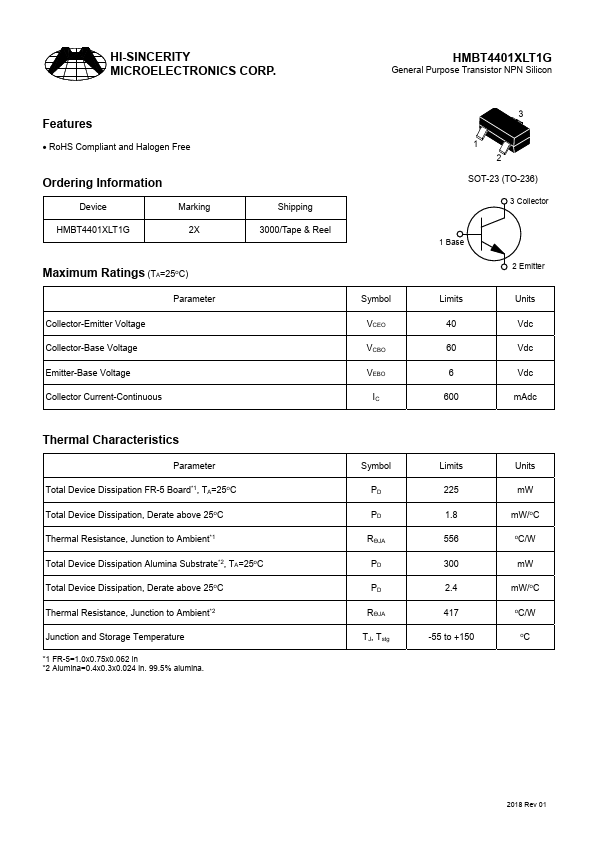 HMBT4401XLT1G