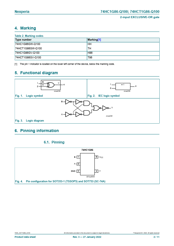 74HC1G86-Q100