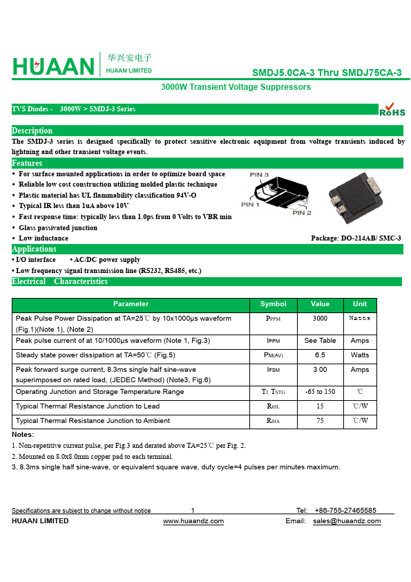 SMDJ24CA-3