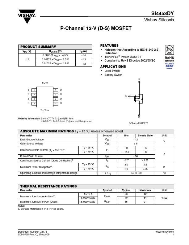 SI4453DY