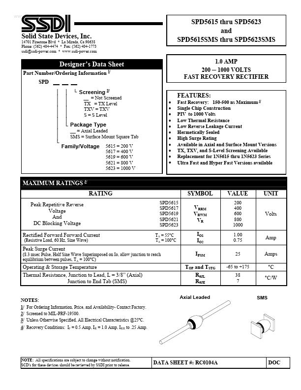 SPD5615SMS