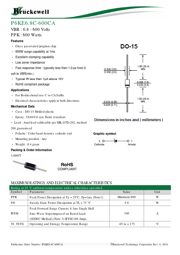 P6KE220CA