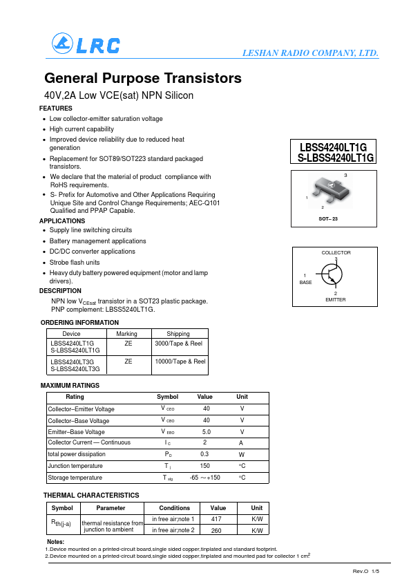 LBSS4240LT1G