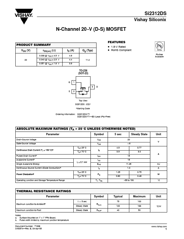 SI2312DS