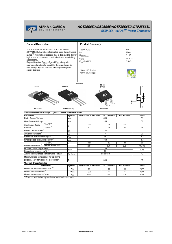 AOTF25S65