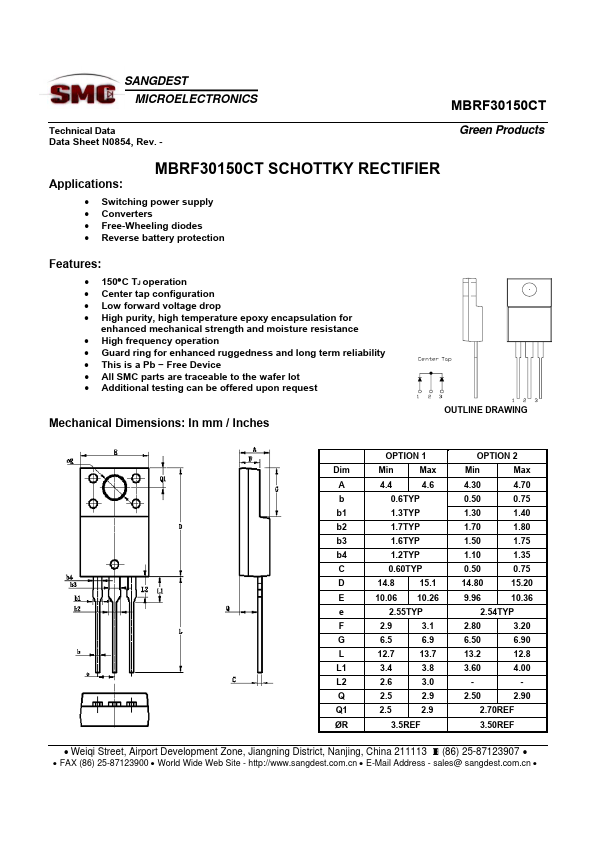 MBRF30150CT