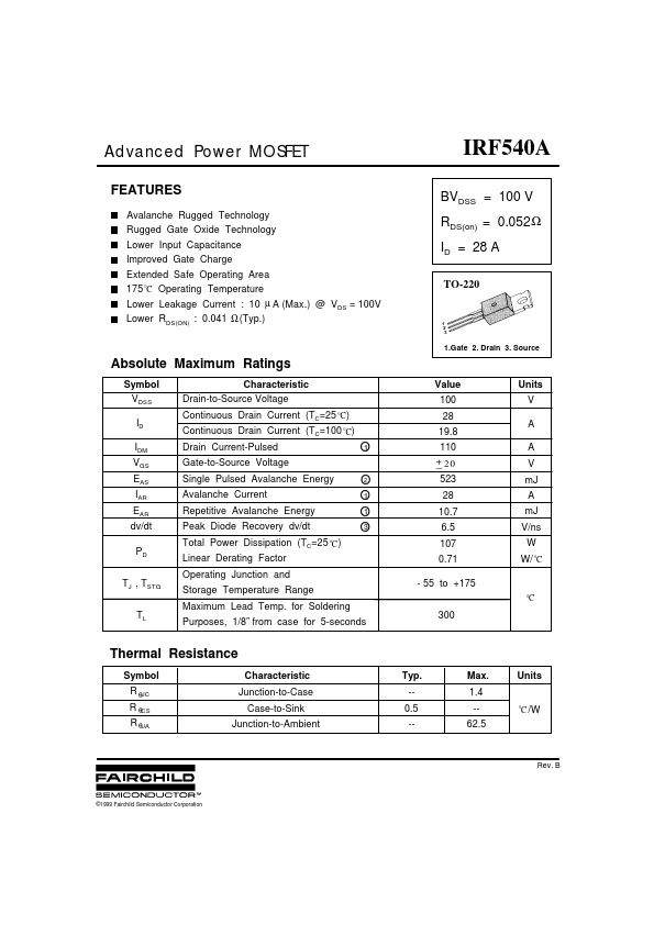 IRF540A