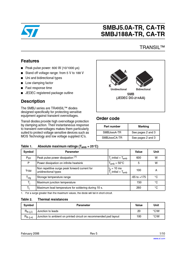 SMBJ130CA-TR