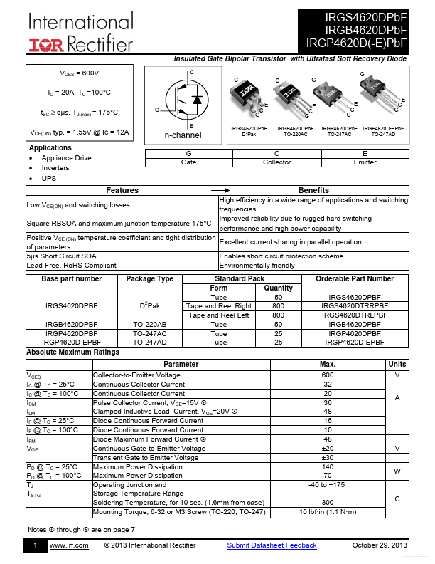 IRGB4620DPBF